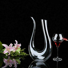 Crystal U-shaped 1500ml Decanter